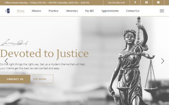 Nirwan and Associates law office home page